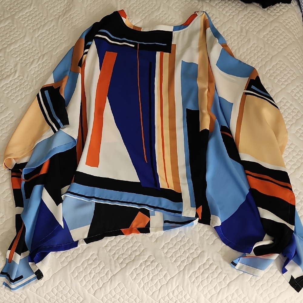 Colorful Geometric Women's Top